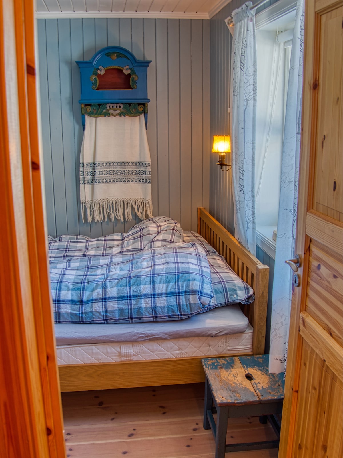 Bedroom number two also has a children's bunk.
All beds have good mattresses. 