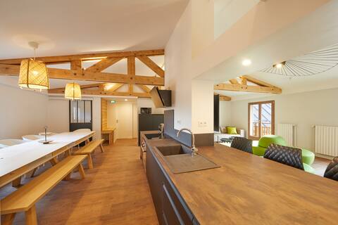 Beautiful loft center Valloire 100m from the slopes
