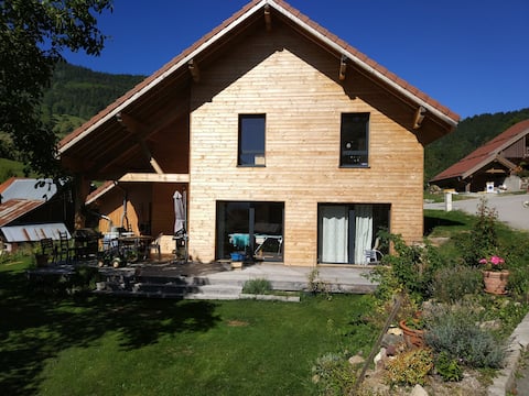 Cozy cottage with wood-burning stove