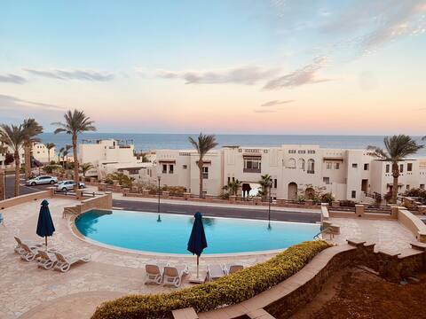 Direct Pool & Sea View Modern one bedroom Azzurra