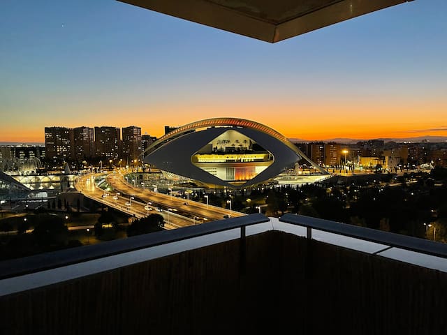 City of Arts & Sciences views apartment