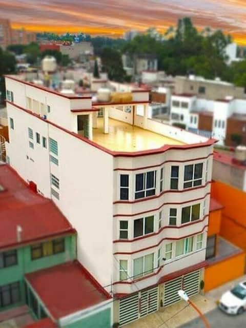 Mexico City Condo,Modern Furniture,2Baths,Parking!