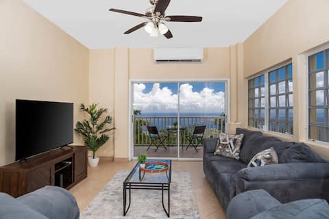 Popular Airbnb listing: *NEW* Ocean and Magens Bay View @ NorthStar Escape in Charlotte Amalie