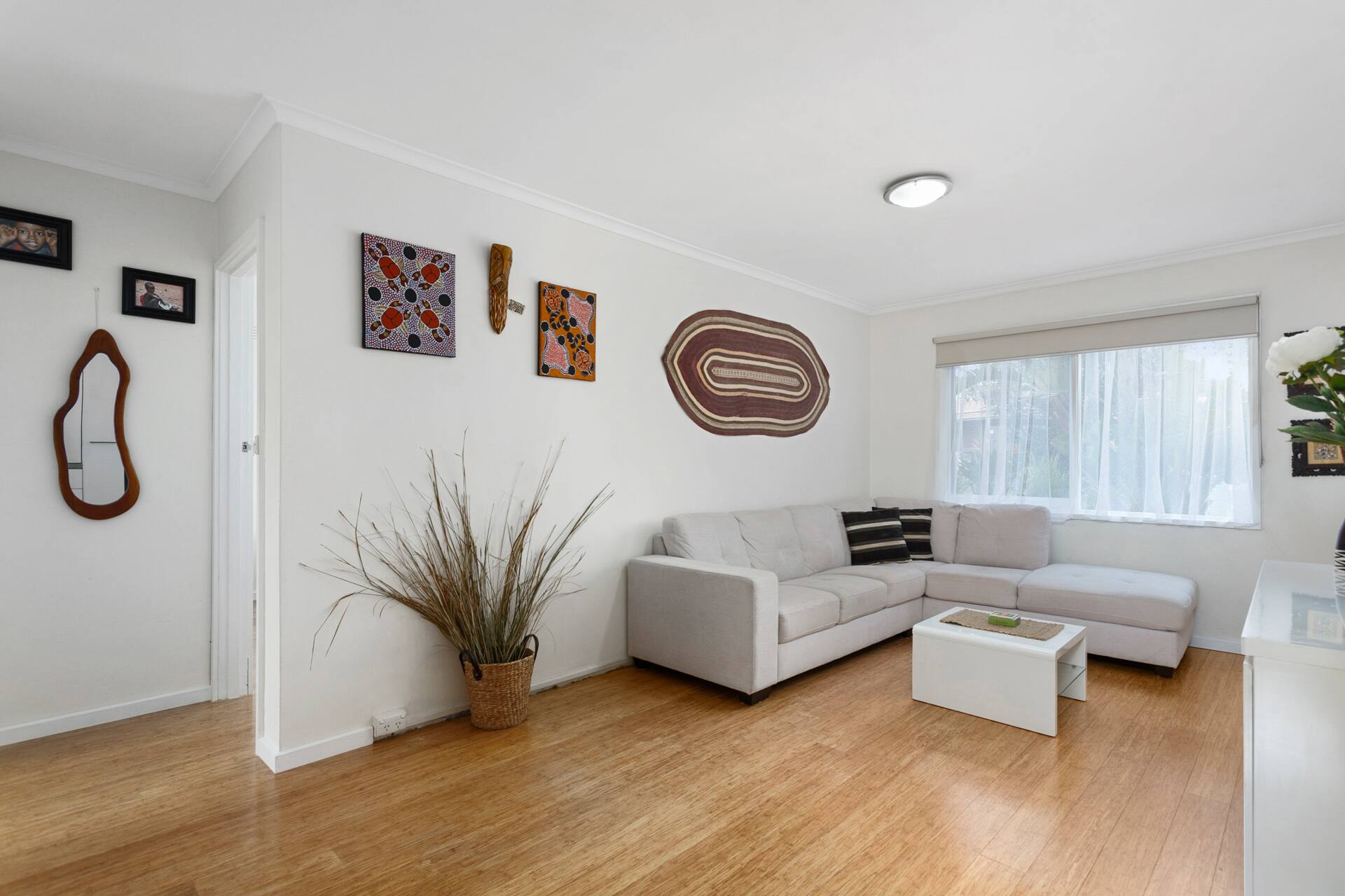 Modern 2 bedroom apartment right in village.