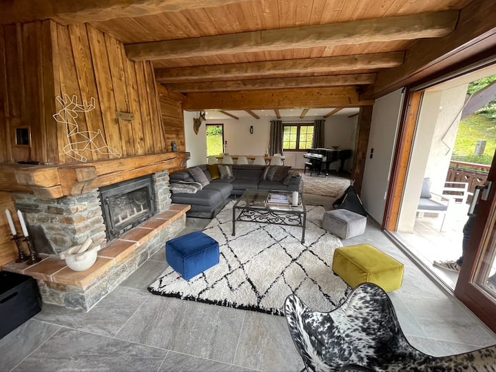 La Bûche Croisée, Pour 3-4 Familles à 3 Min Pistes - Megève