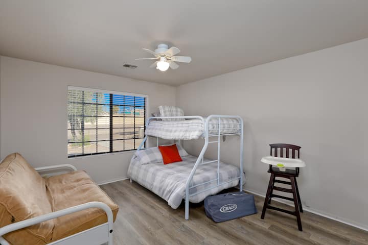 Chumba cha 3 cha kulala ni kizuri kwa watoto