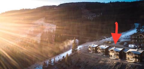 Moderne leilighet, ski inn/ski out