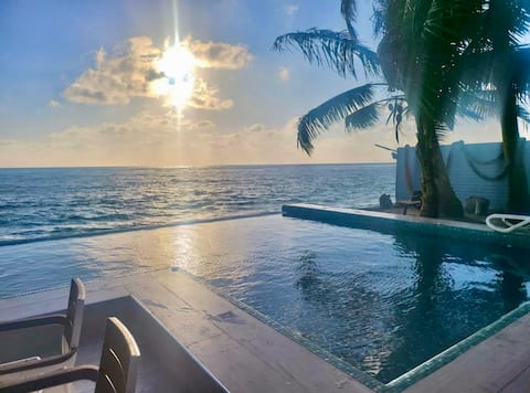 Beautiful Caribbean Beach House with s/pool!