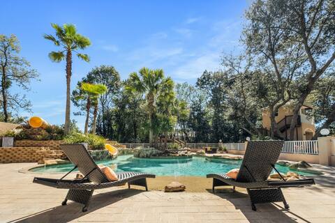 5BR w/ private POOL+LAZY RIVER+HOT TUB