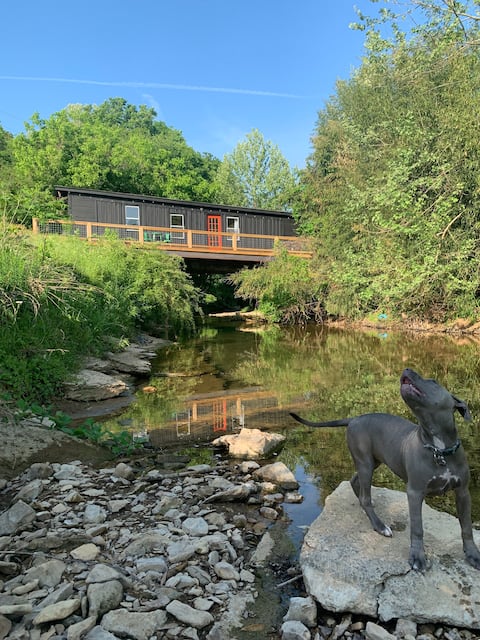Bridge House over Blue Springs Creek