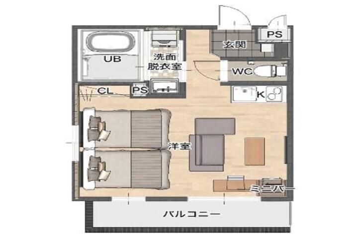 Sa Inn 諏訪インター/諏訪Icより車で2分/ツインルーム - Chino