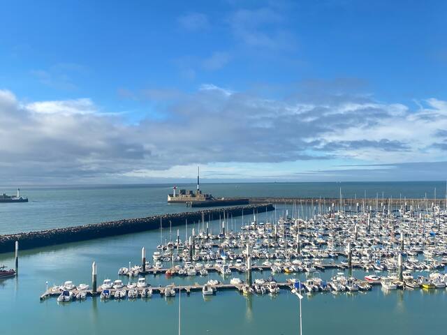Entire home with 1 bedrooms in Le Havre - Vivez la Vue mer - Port de plaisance - Plage