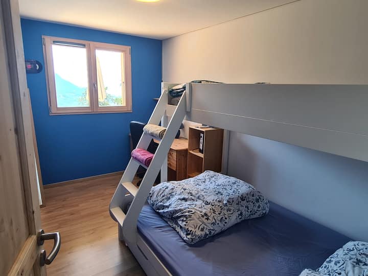 Chambre 3
Un lit double et un lit simple