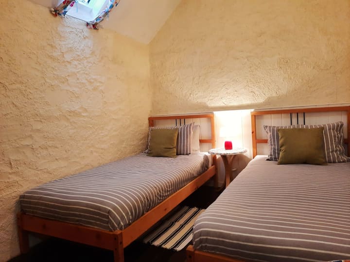 More comfortable beds to try. This bedroom offers two single beds with plenty of storage including a wardrobe and draws. All bedrooms include a fan and heater depending on the time of year.