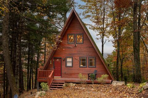 The Water Wheel • an A-Frame in the NC Mountains