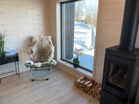 Top Airbnb: Modern mountain cabin - 8 beds. Electricity incl. in Nord Aurdal