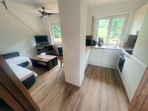 Organic farm with sauna & fitness