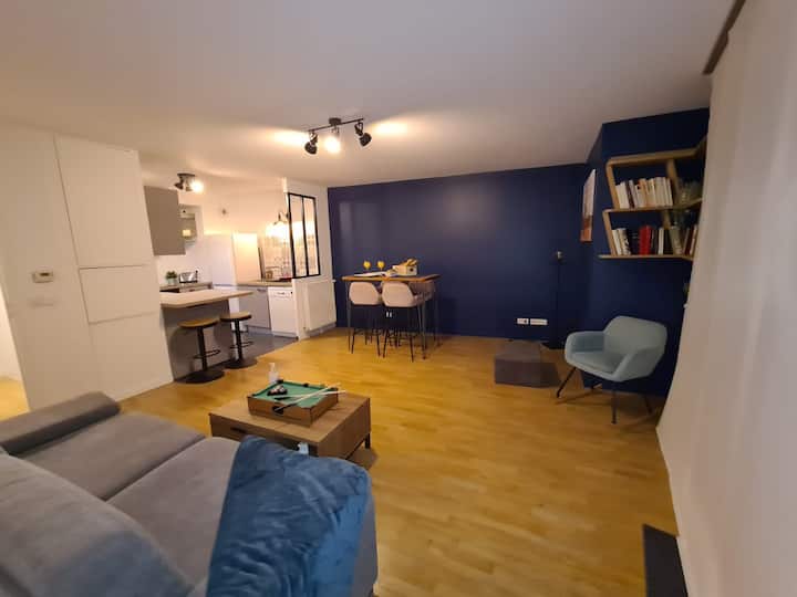 4ppl - Private Parking / Flex Easy Check-in / Out - Villemomble