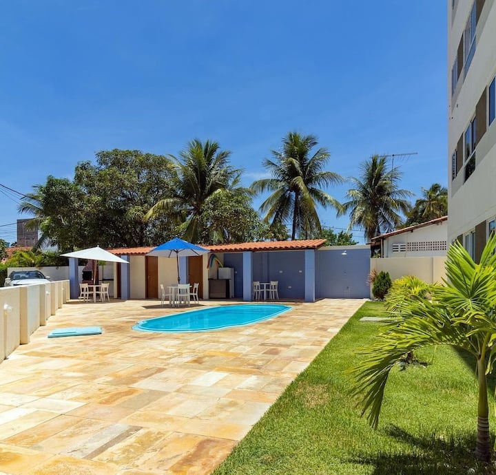 Apartamento 1 quarto, com piscina