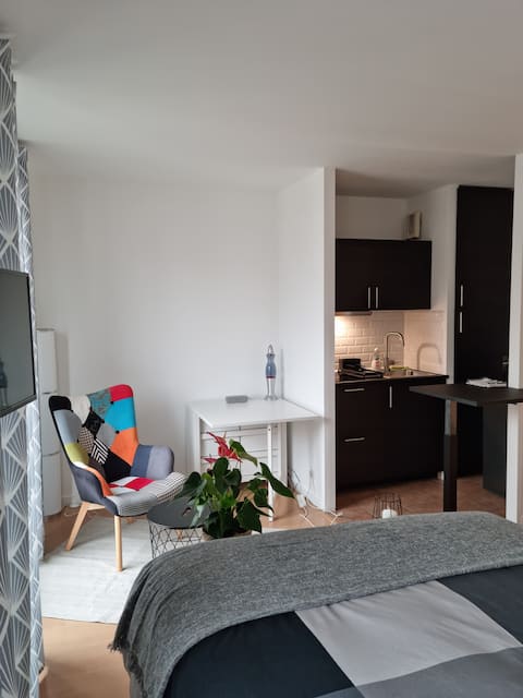 Propriété Airbnb réussie: Studio in Issy-les-Moulineaux à Issy Les Moulineaux