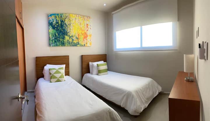 卧室3有两张双人床