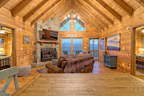 Top performing Airbnb: Cozy Mountain View Cabin w/ Fireplace + Hot Tub in Cherry Log