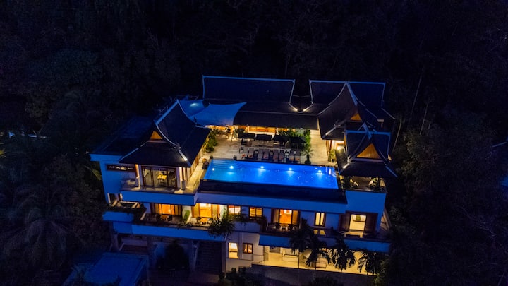 property at night time