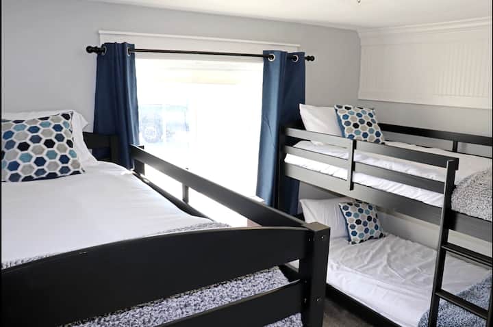 The kids will love spending their time together with these bunk beds!