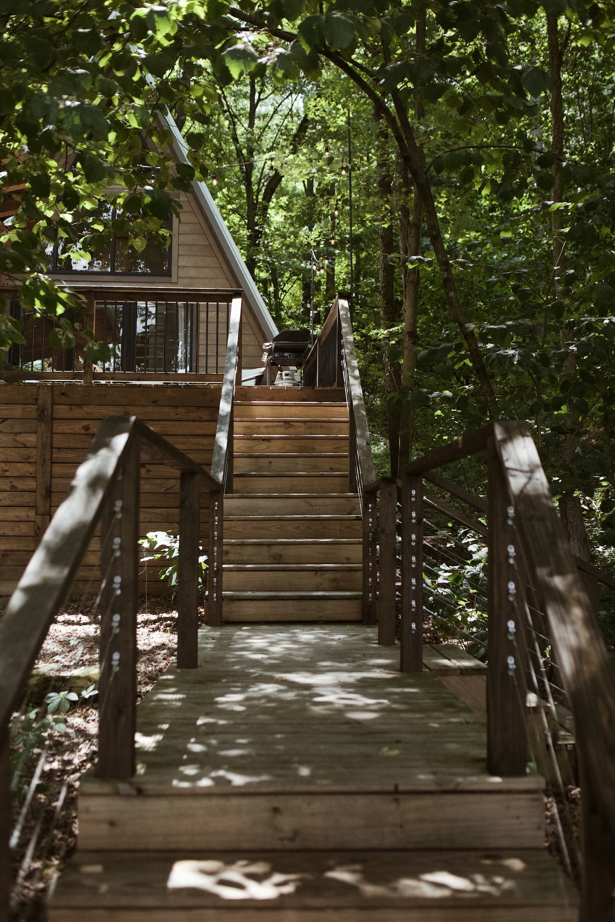 The Aframe at Creekside Dwellings [Hot tub] Cabins for Rent in Beach