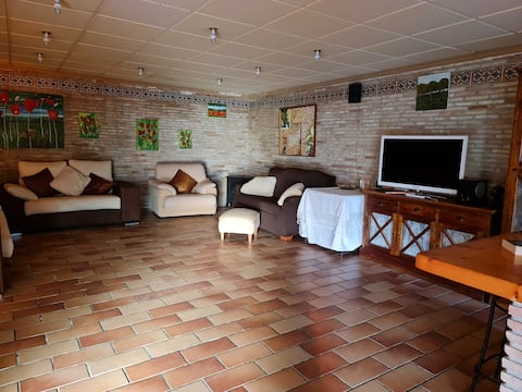 Wooden cottage with indoor pool