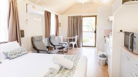 Basic Cabin (Self Contained) with Shared Pool