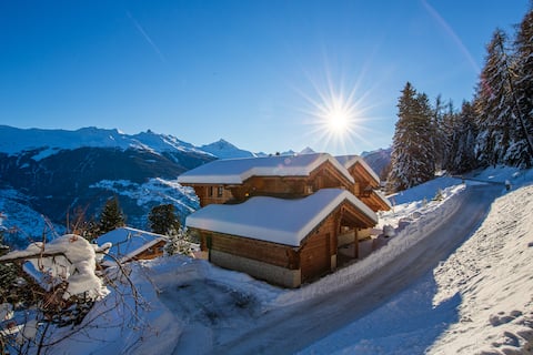 Exclusive luxury chalet with sauna hammam hot tub