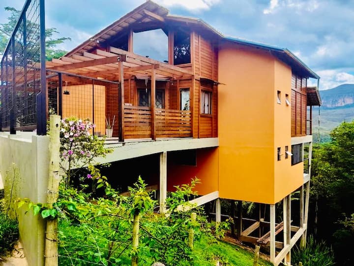 Cachoeira Tabuleiro Casa Rajão Waterfall