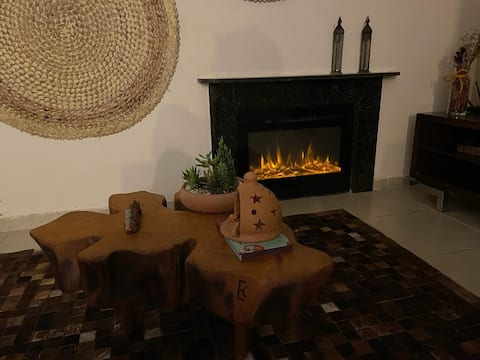 Chalé with excellent leisure area and well located