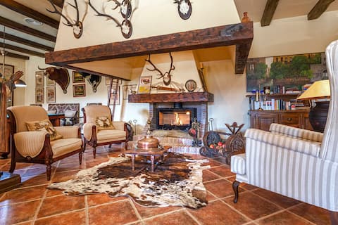 Casa Flores with an indoor pool