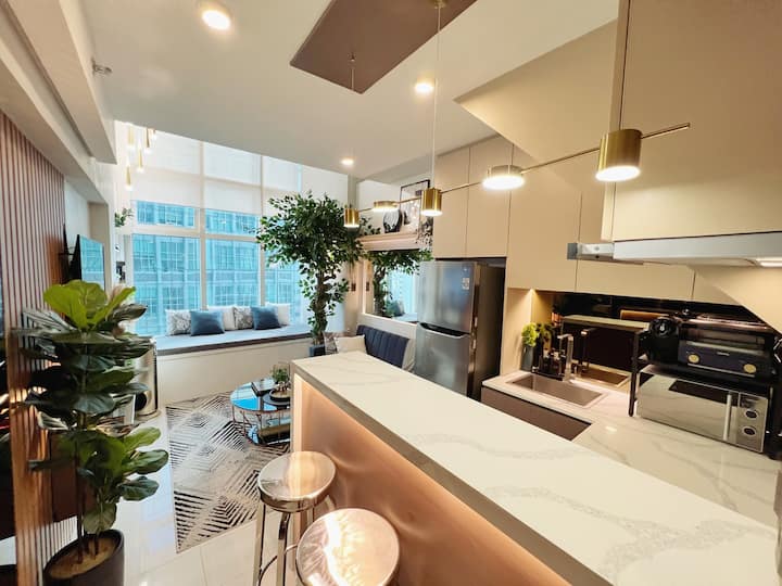 Japandi Modern-Luxe Penthouse in Ortigas CBD