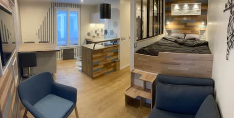 Popular Airbnb listing: Le Studio de Menthon (Furnished Tourist Accommodation ***) in Menthon Saint Bernard