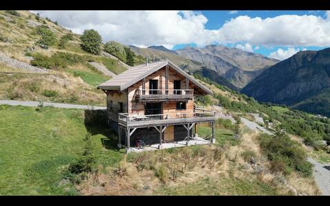 Chalet with panoramic view