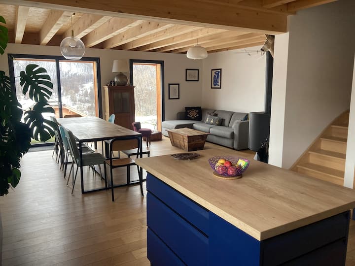 Monêtier Village-maison Familiale-vueexceptionelle - Névache