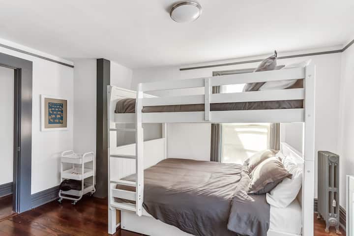 Full over Full Bunk with Twin Trundle