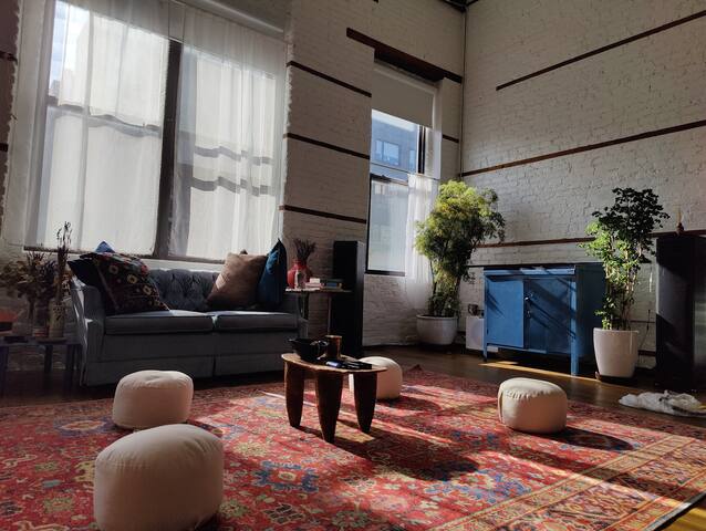 2 Bed Loft- Firehouse from 1920s – Healing Energy gallery image 3