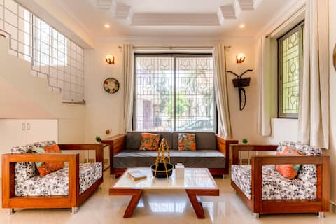 Coastal Vibes - 4 BHK | Field View | 1 km to beach