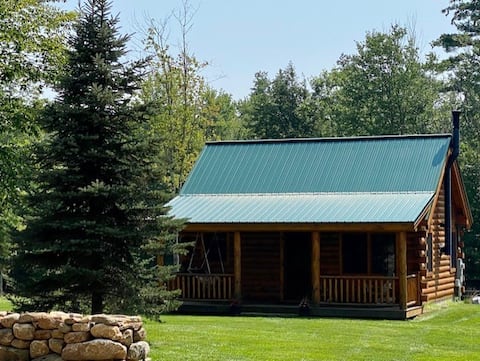 Tiny Log Cabin on 40-Acre Horse / Hobby Farm