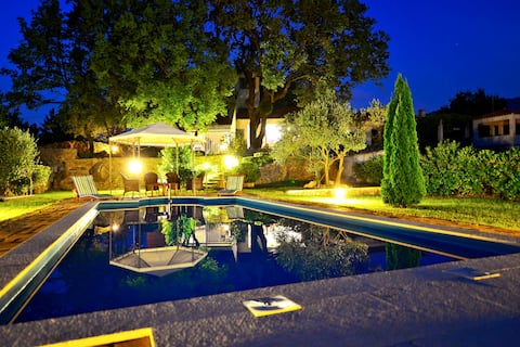 Popular Airbnb listing: Isolated Villa Terna-Big Garden - Pool-Dalmatia in Slime