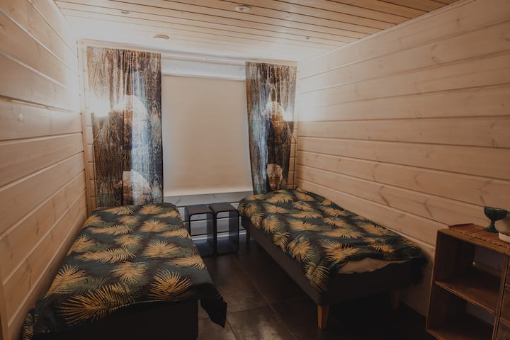 Spálňa 2,  postele môžu byť navzájom prepojené