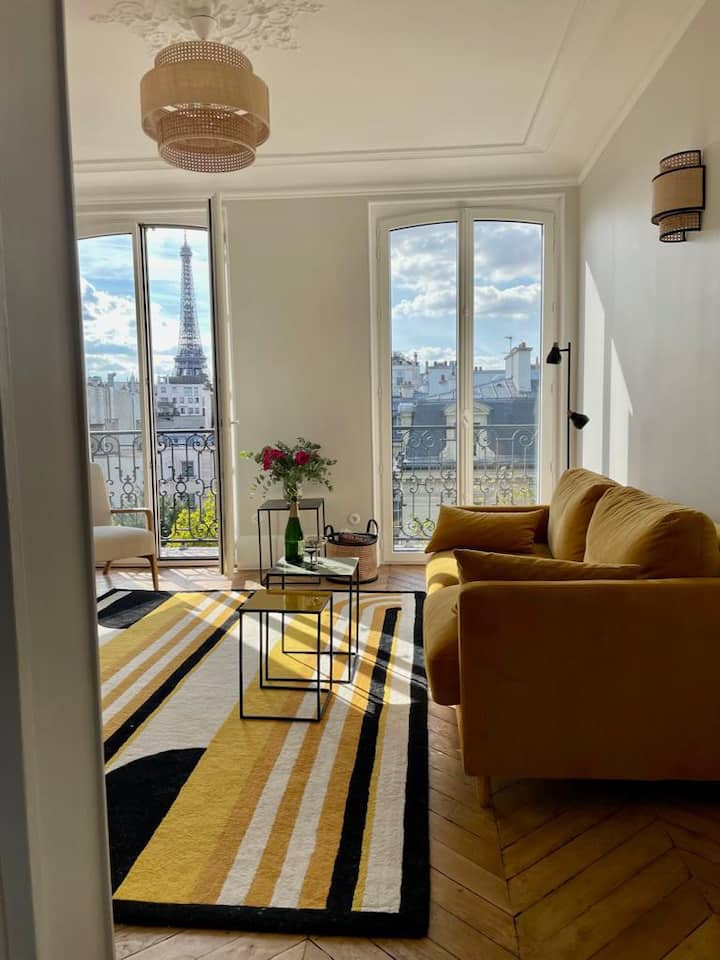 75007 Spectacular Eiffel Tower Apartment /View Condominiums for Rent