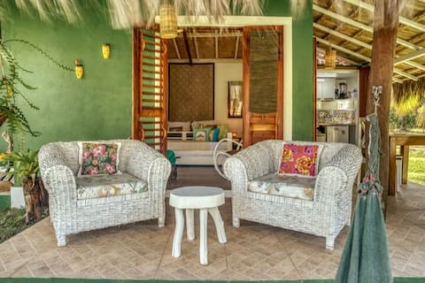 Airbnb em destaque: Bangalo Uaná Retreat on Tatuamunha Beach em Porto De Pedras