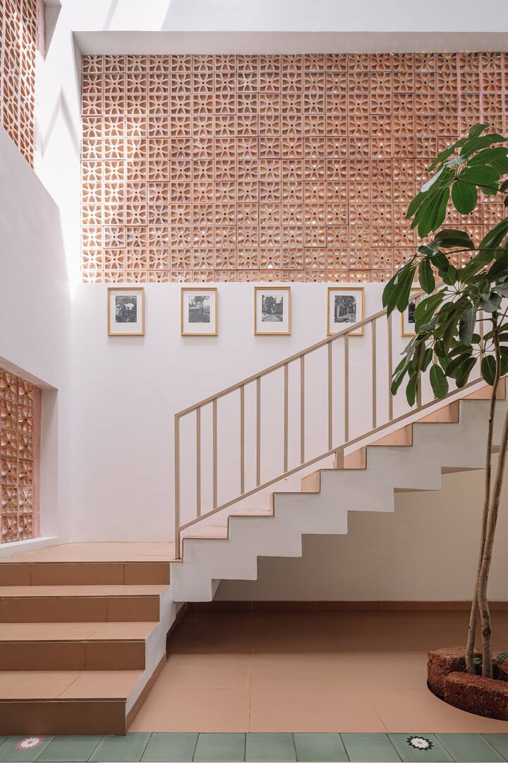 stairs to the bedrooms