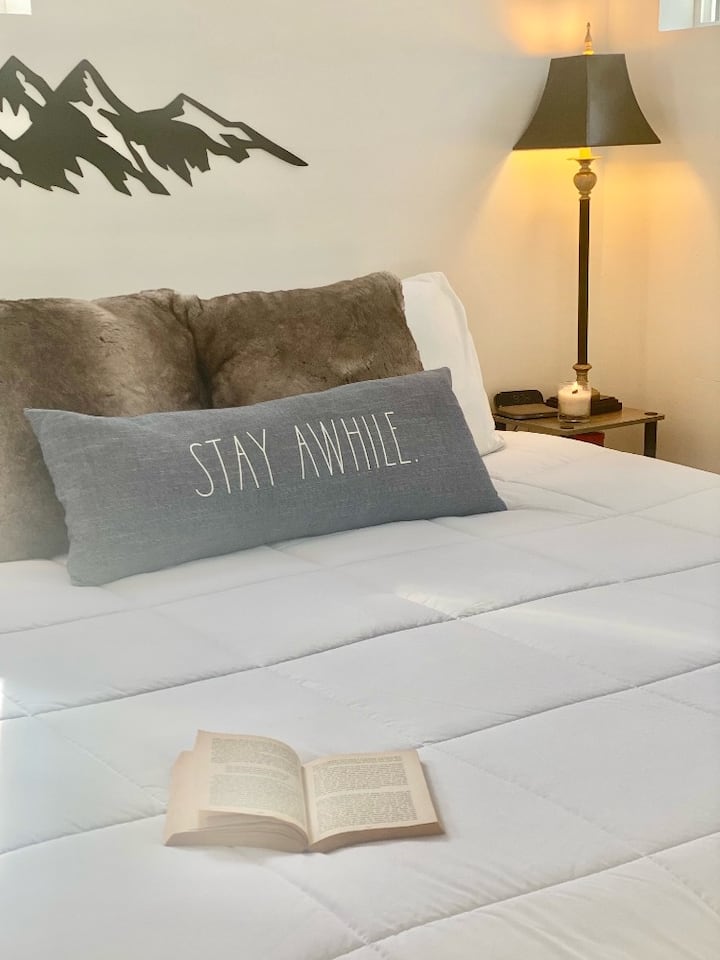 We hope you stay awhile and unplug.