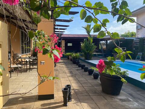 Spacious family home with private pool